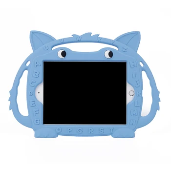 

Cute Fox Silicone Case for iPad 5 6 7 8 Pro 9.7 Kid friendly Carry for iPad 9.7 inch 2017 Shockproof Washable Tablet PC Case