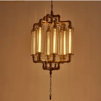 

Vintage Country Retro Pendant Lights Steam Punk Industrial Style Single Head With Edison Light Bulb Corridor Restaurant Lamps