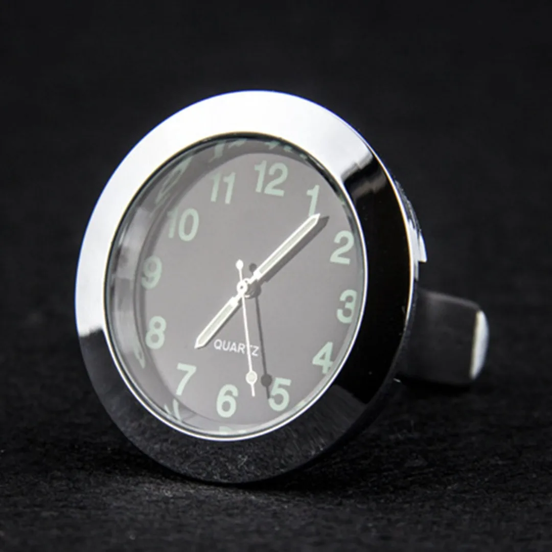 Men Women's Car Clock Fashion Luminous Quartz Analogue Watches For Car Accessories Mini Clip On Watch