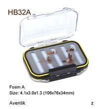 Aventik двойной Face100% Водонепроницаемый водонепроницаемый кейс для рыбалки нахлыстом коробка для мушки коробка