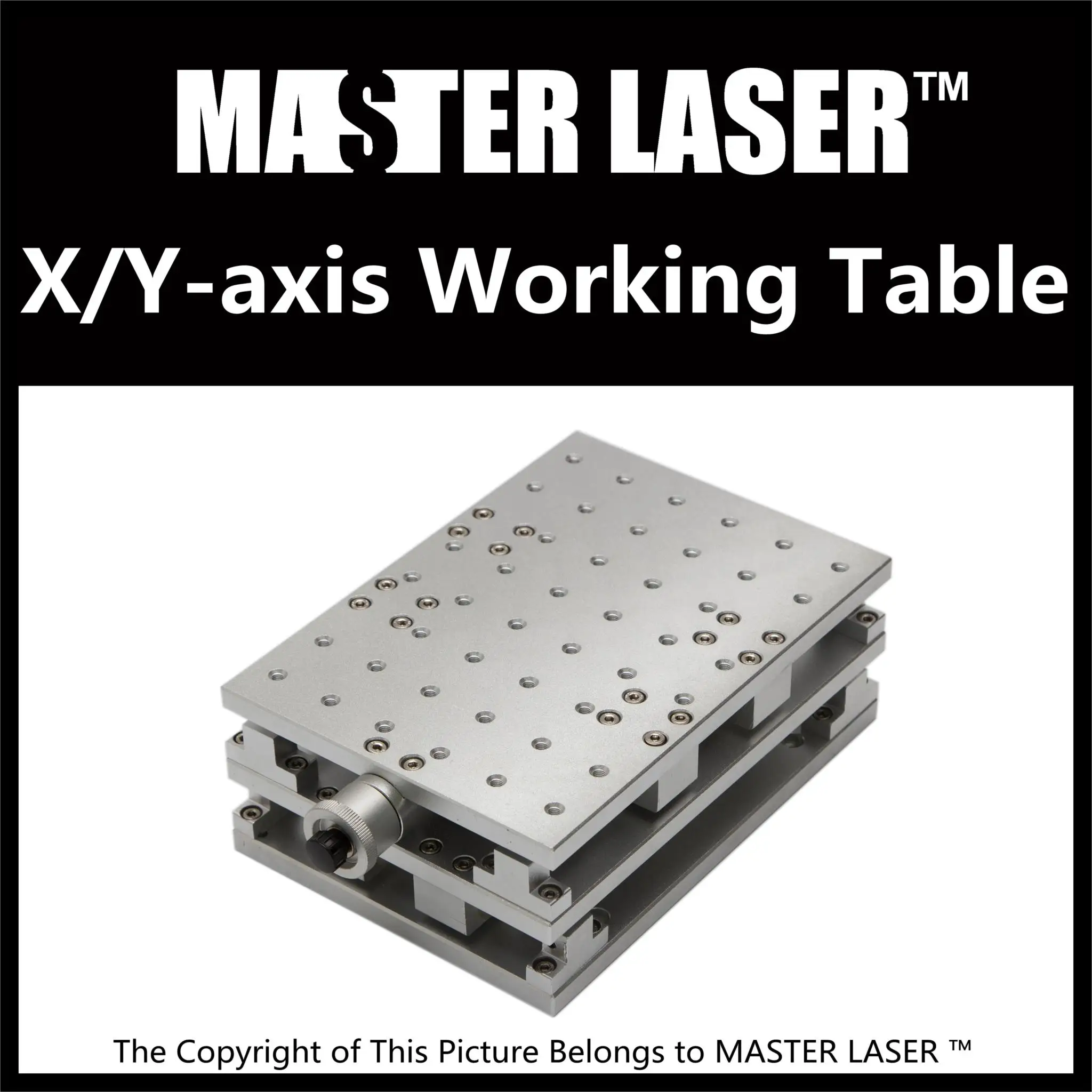 1064nm Fiber Laser Marking Engraving Machine  2 Axis Moving Table 300*220mm Working Size Portable Cabinet Case XY Table
