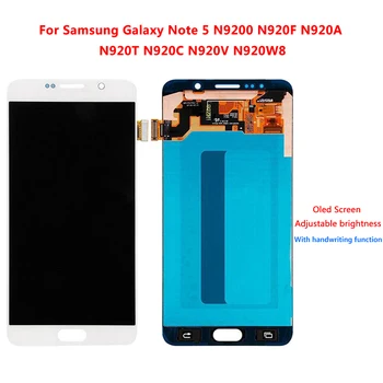 

Replacement Super Amoled Display For SAMSUNG Note 5 LCD N920F SM-N920F Touch Screen Digitizer Assembly 5.7''