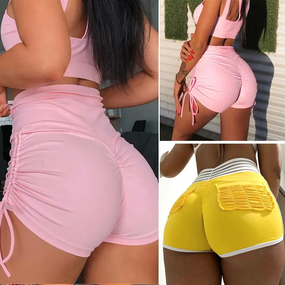 

Women Girl Sports Shorts Running Gym Fitness Short Workout Beach Casual