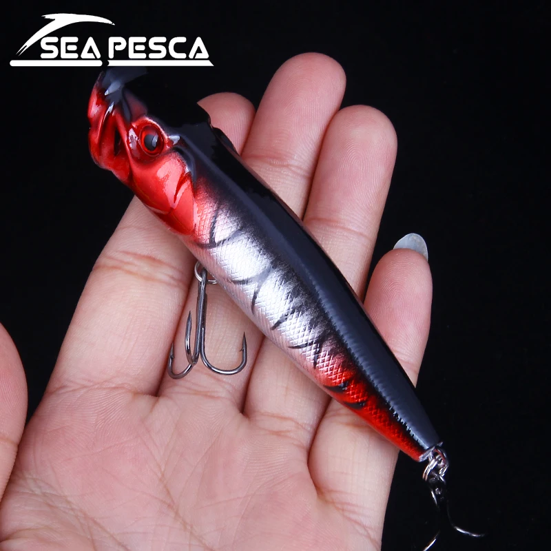 SEAPESCA приманка для ловли Поппера 90 мм 13 г высокое качество рыбы твердая