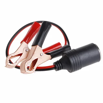 

12V Clips Lighter Clip-on Adapter Socket Car Cigarette Battery Power Plug