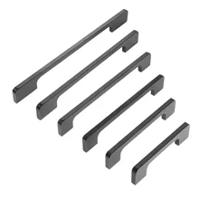1Pc 96-256mm Black Furniture Handles Wardrobe Door Pull Dresser Drawer Handle Kitchen Cupboard Pulls Cabinet Knobs and Handles 1Pc 96-256mm Black Furniture Handles Wardrobe Door Pull Dresser Drawer Handle Kitchen Cupboard Pulls Cabinet Knobs and Handles
