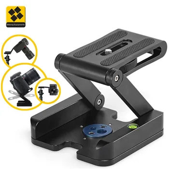 

Z Type Stand Holder Professional Tripod Kit Aluminum Flex Tilt Head Pan Ball Head Folding Desktop Compatible Camera Camcorder