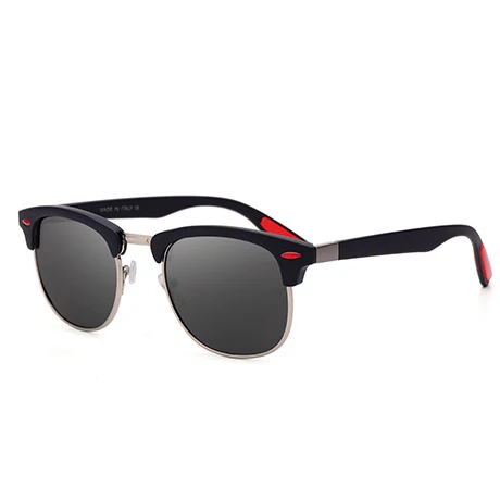 Поляризованные солнцезащитные очки, мужские классические дизайнерские универсальные зеркальные солнцезащитные очки, женские солнцезащитные очки, P3016 - Цвет линз: C4