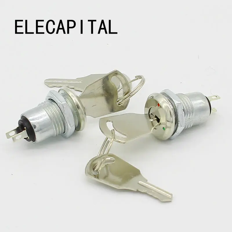 5 Stuks Sleutelschakelaar Aan/Uit Lock Switch KS-02