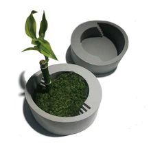 Flowerpot Silicone Mold Round Stairs Shape Handmade Concrete Bonsai Cement Mould DIY Craft Succulent Plants Tool Flowerpot Silicone Mold Round Stairs Shape Handmade Concrete Bonsai Cement Mould DIY Craft Succulent Plants Tool