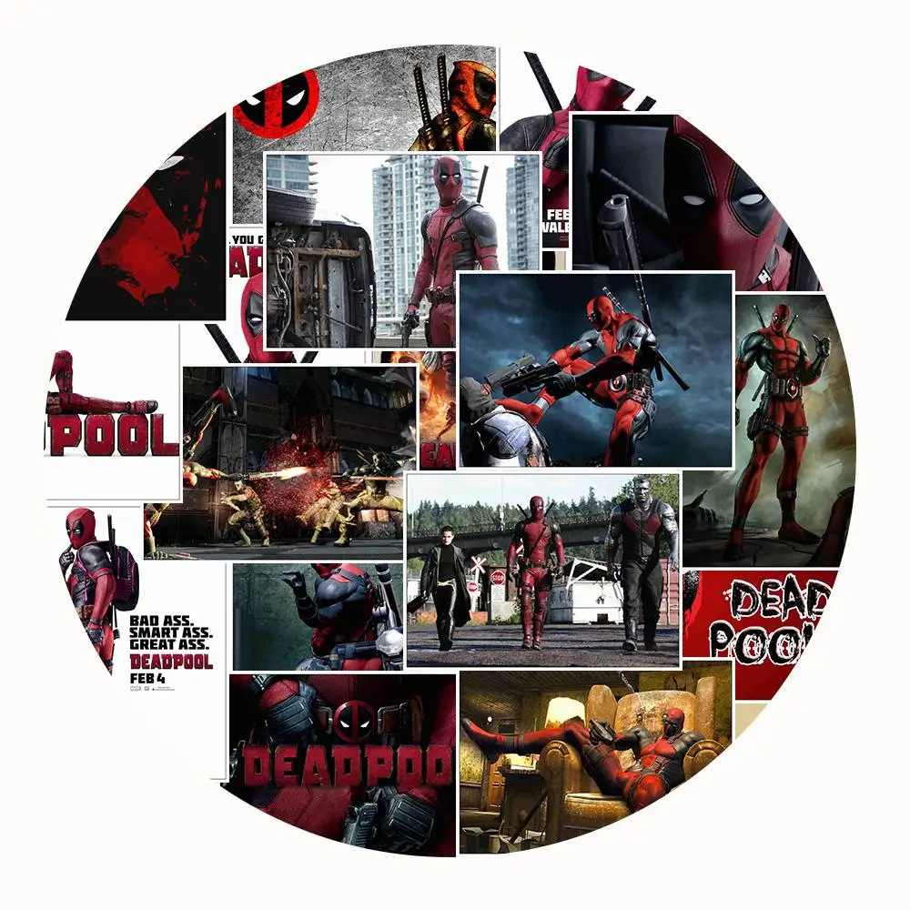 25 шт. наклейки Deadpool Pack музыкальные наклейки для DIY скейтборд мотоцикл багаж ноутбук мультфильм наклейки Наборы