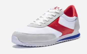 Xiaomi Uleemark Ретро Повседневная легкая обувь удобные нескользящие Дышащие Модные мужские спортивные уличные кроссовки - Цвет: white red 40