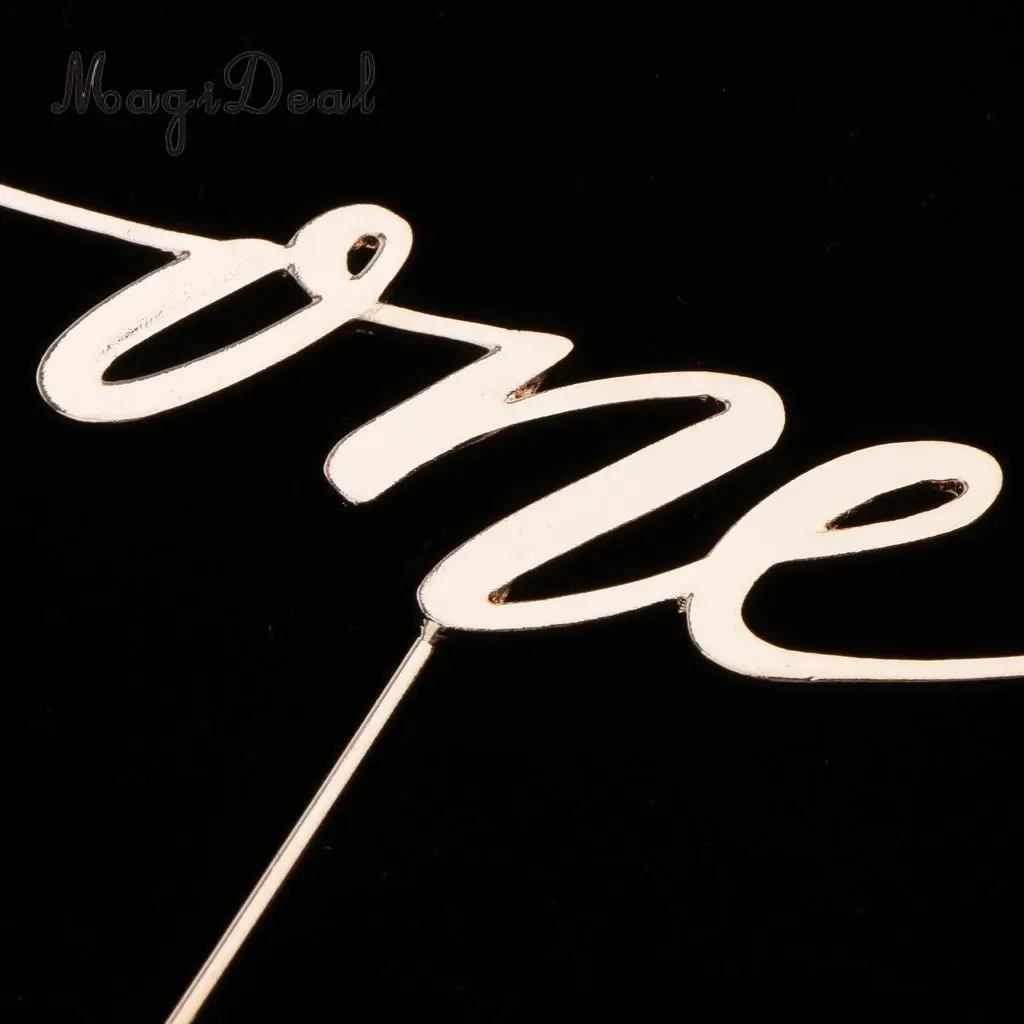 Golden Crystal ONE Cake Topper 1st First Birthday Cake Topper Birthday Decor
