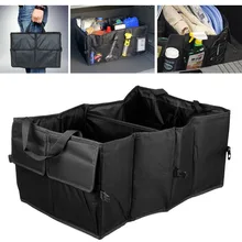 1PC Foldable Car Auto Back Rear Trunk Seat Big Storage Bag Pocket Organizer