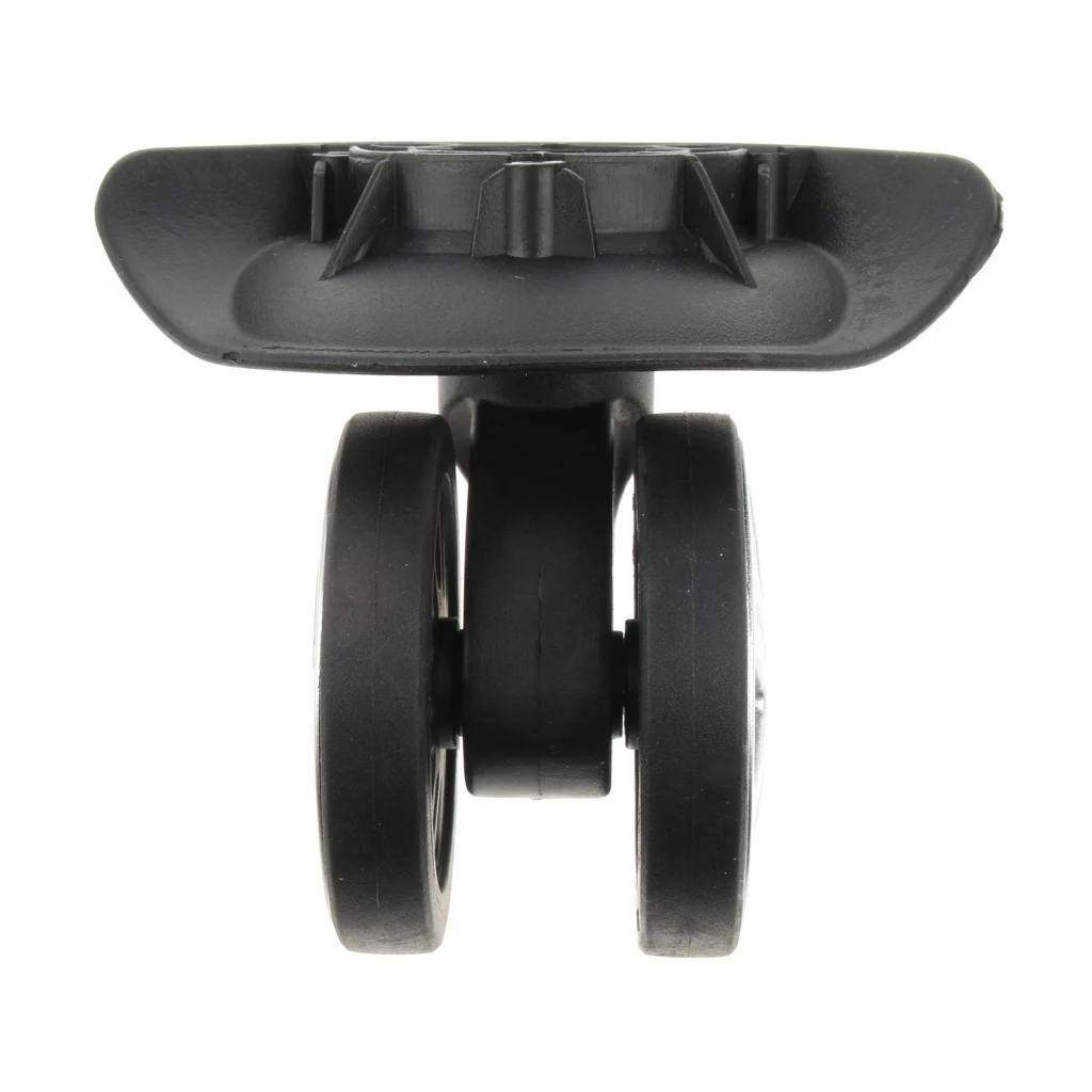 1 Pair A19 Swivel Mute Dual Roller Wheels DIY Suitcase Luggage Replacement Casters for Travelling Bag Travel Suitcase
