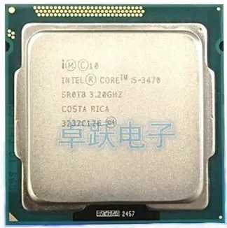 Процессор lntel I5 3470 четырехъядерный процессор(3,2 ГГц/L3 = 6 м/77 Вт) разъем LGA 1155 настольный процессор i5-3470(работает