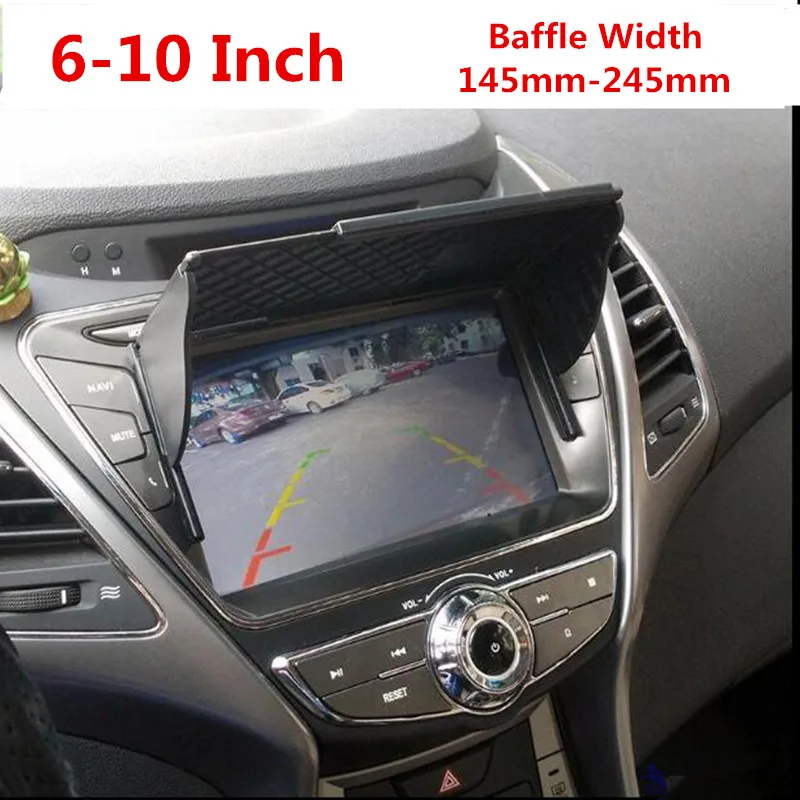 Günstig 6 10 zoll Universal Auto GPS Navigation Licht Abdeckung Barriere GPS Navigator Sonnenblende Sonnenschirm Breite 145 245mm