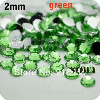 

Free Shipping 10000pcs/bag Small Size 2mm Green Color Resin Flatback beads,Nail Art beads,DIY Decoration