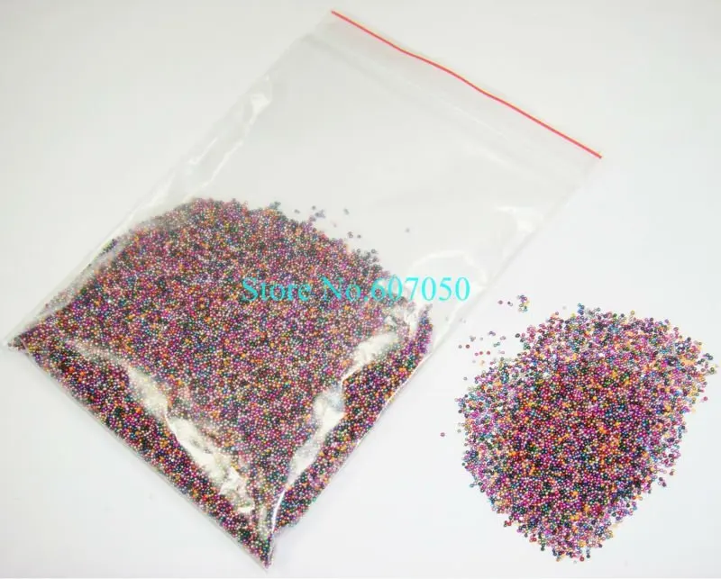 

Free Shipping-50g/bag Mixed Colors Mini Small Ball Beads for DIY Nail Art-Wholesales