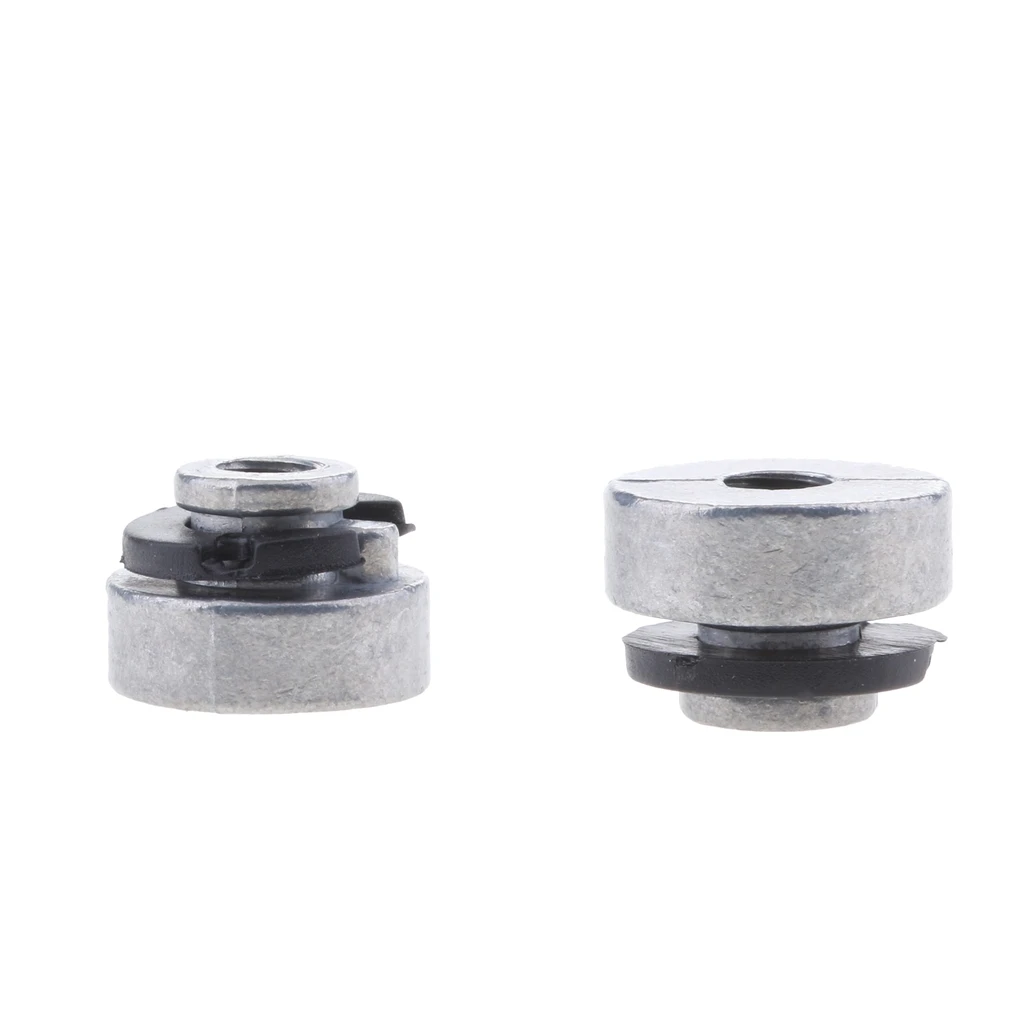 2 Pieces 1/4-20 Motorcycle Rear Fender Seat Nut for Harley Sportster Street Bob Softail 1996-2017 Easy Grip Quick Release