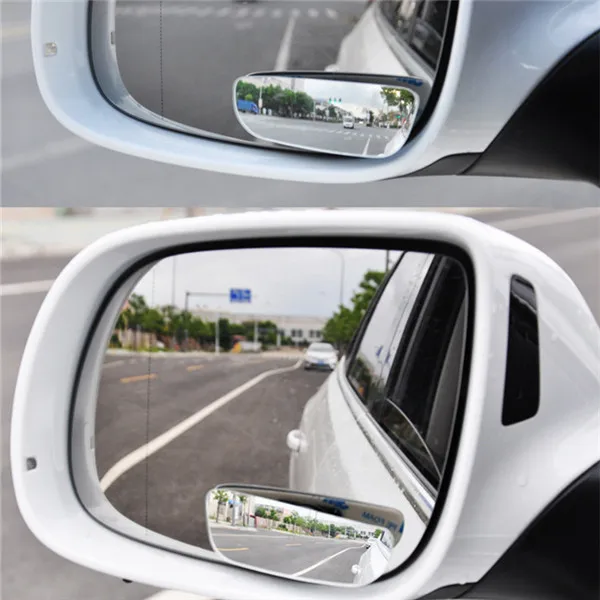 2 шт./компл. Автомобиль Стайлинг слепое пятно зеркало Авто зеркало заднего вида безопасность слепое пятно зеркало 360 градусов Регулируемый широкий угол обзора