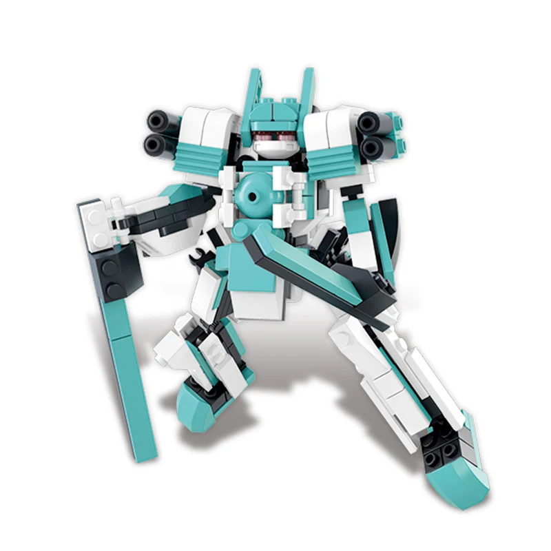 0386 237pcs Robot Constructor Model Kit Blocks Compatible LEGO Bricks Toys for Boys Girls Children Modeling