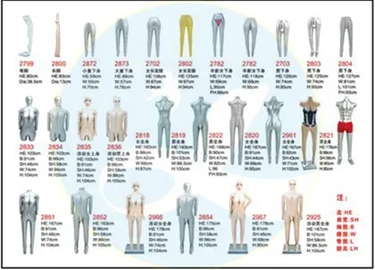 Нижний манекен Надувной Манекен Модель ноги в продаже