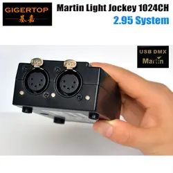 TIPTOP 5PIN DMX 1024 Выход Мартин Lightjockey этапе компьютер PC по контроллера 2,7 версии нет необходимости ключ USB 1024 Универсальный