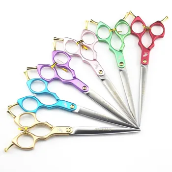 

6inch / 6.5inch/7inch Space Aluminum Professional Stainless Steel Pet Shears Scissors Pets Dogs Grooming