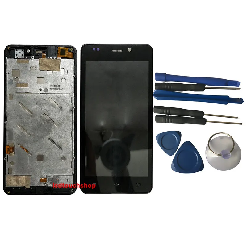 

New Touch Screen For V090C-KFM050GF1807-FPCA With LCD For SHI498-002 V0.1 Digitizer Assembly With Frame With Tools Black Color