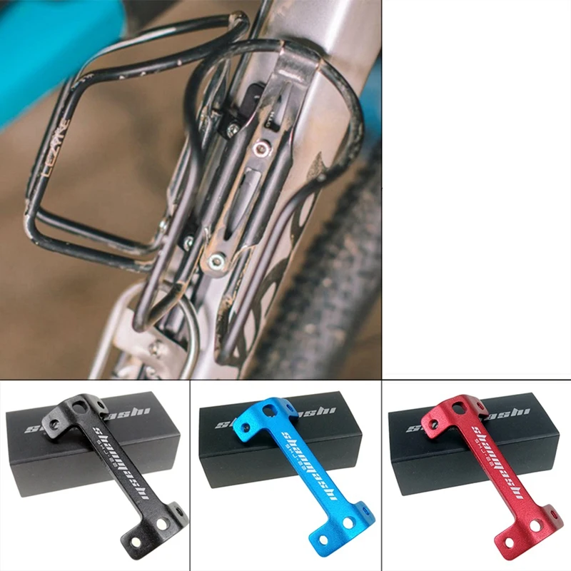 Shanmashi 1Pc Headed Bicycle Bottle Cage Extender Mountain Bike Water Bottle Holder Expander Frame