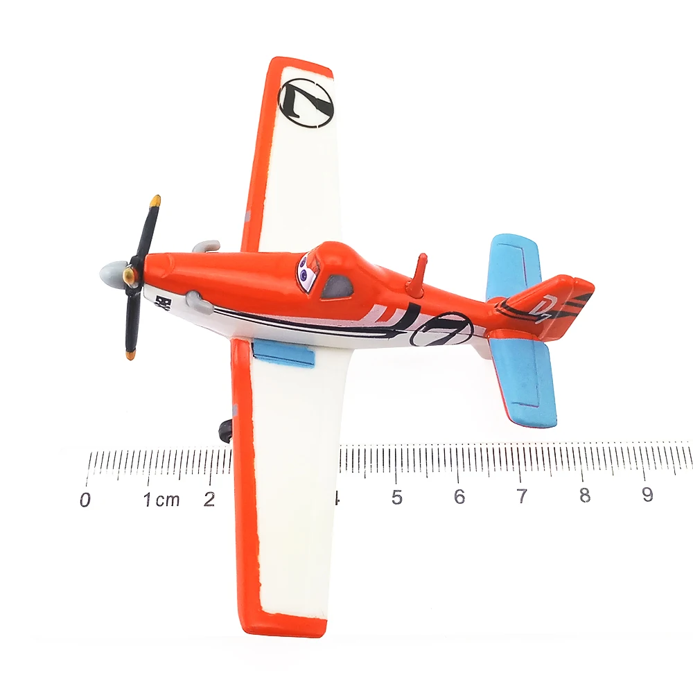 Disney Pixar Planes No.7 Dusty Crophopper 1:55 литая под давлением игрушечная модель самолета из