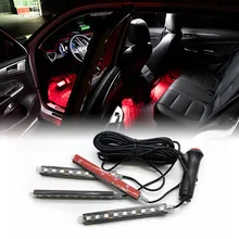 1set car LED light Decoration lighting lamp For Mazda 3 6 Mercedes Opel Astra H Kia Rio Skoda Octavia Audi A4 B6 Peugeot 307 VW