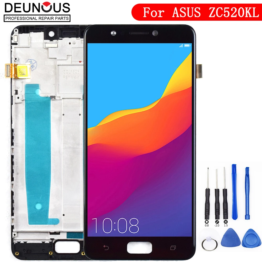 Для 5," Asus ZC520KL ЖК-дисплей сенсорный экран дигитайзер для ASUS ZenFone 4 MAX ZC520KL ЖК-дисплей с рамкой X00HD экран Замена