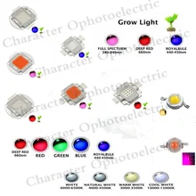 High Power LED Chip 1W 3W 5W 10W 20W 30W 50W 100W SMD COB Light Bead Warm Cold White Red Green Blue RGB Full Spectrum Grow Light High Power LED Chip 1W 3W 5W 10W 20W 30W 50W 100W SMD COB Light Bead Warm Cold White Red Green Blue RGB Full Spectrum Grow Light