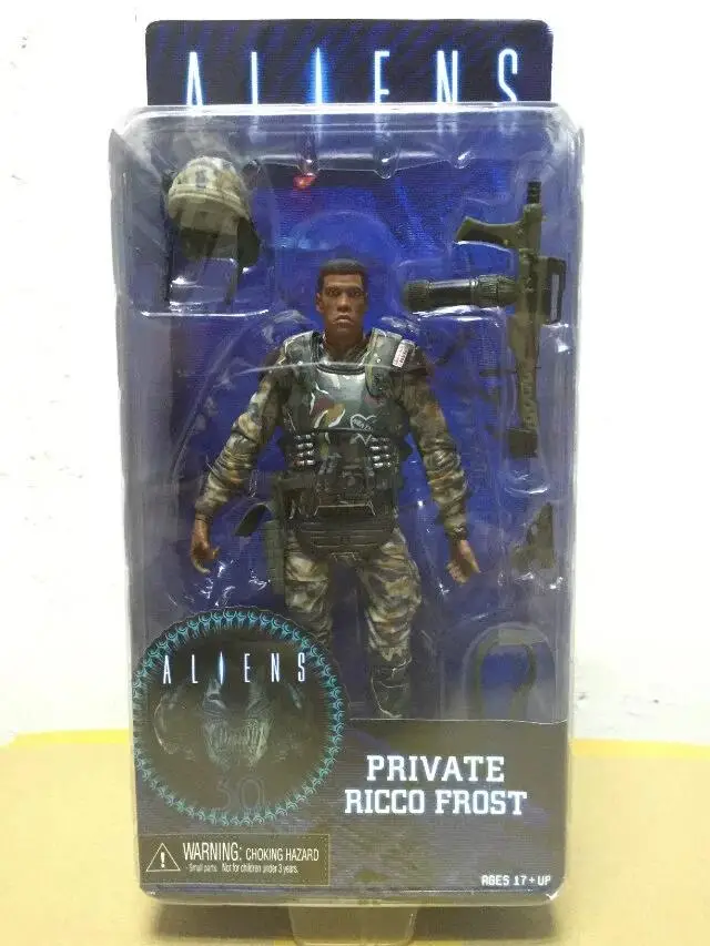 NECA foreign Series 9 Albino Xenomorph Drone in private Ricco Frost Jenet Vasquez ПВХ фигурка Коллекционная модель игрушки 7 18 см - Цвет: B