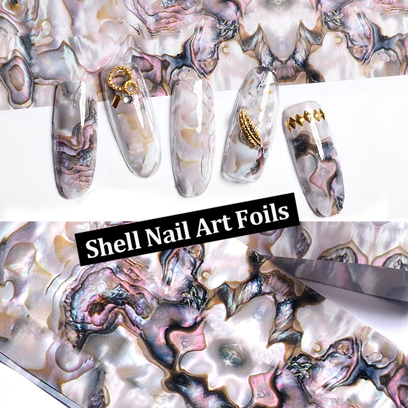 1-Pcs-Shell-Design-Nail-Art-Foils-Gradient-Effect-DIY-Nail-Transfer-Foil-Paper-Craft-4cmX100cm