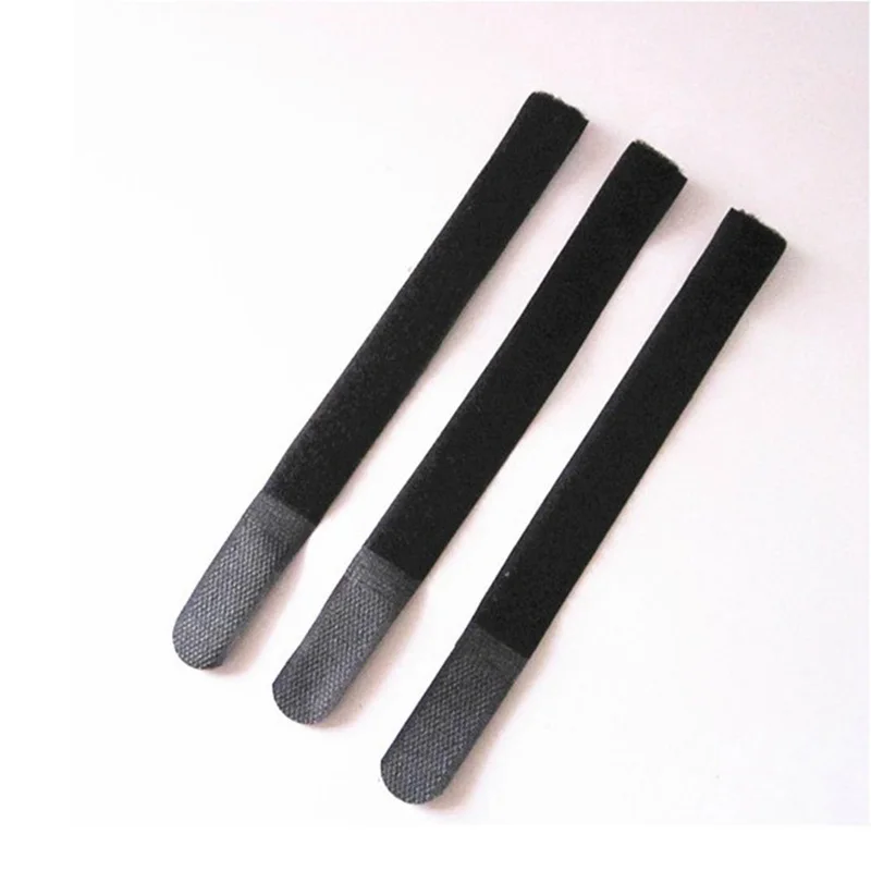Kuke 100 шт. черный Кабельный Шнур галстук крючок для ремней и петель липкая подпорка
