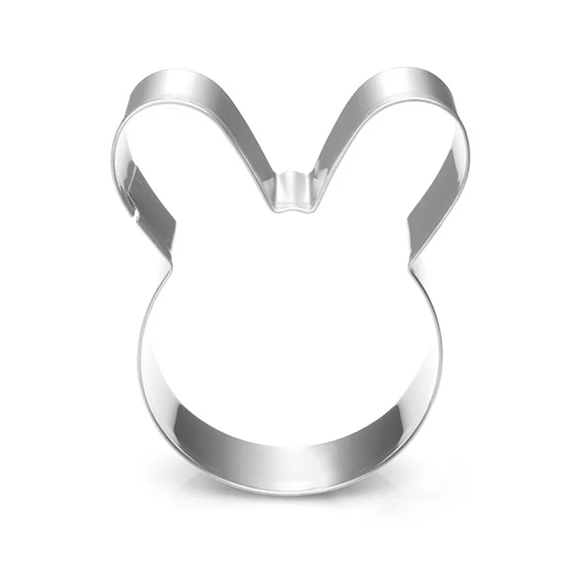 

Bunny Rabbit Shape Cookie Egg Tools Cutter Pancake Mould Biscuit Press Stamp Mold Stainless Steel Cake Decorating Kitchen Shop