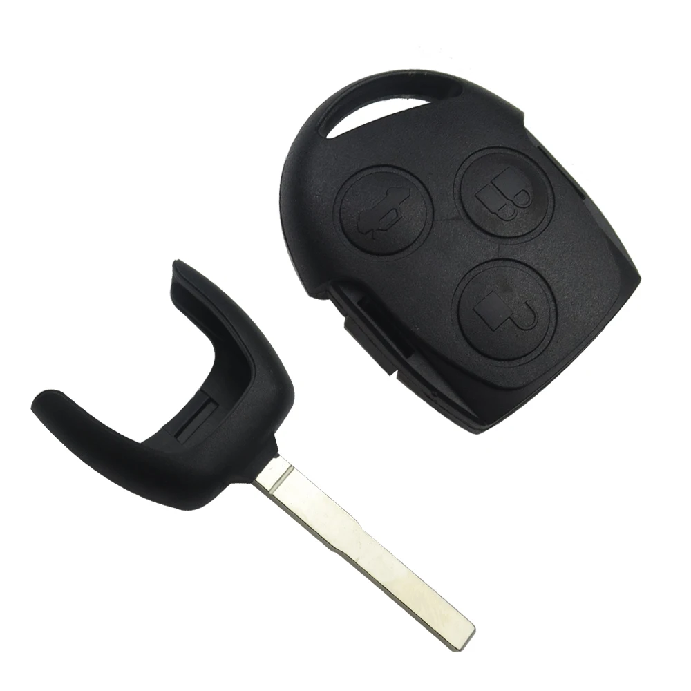 OkeyTech 2 шт 3 кнопки 433 Мгц дистанционный Автомобильный ключ для Ford Focus Fiesta Mondeo Galaxy C-Max S-Max Focus Uncut HU101 пустой клинок