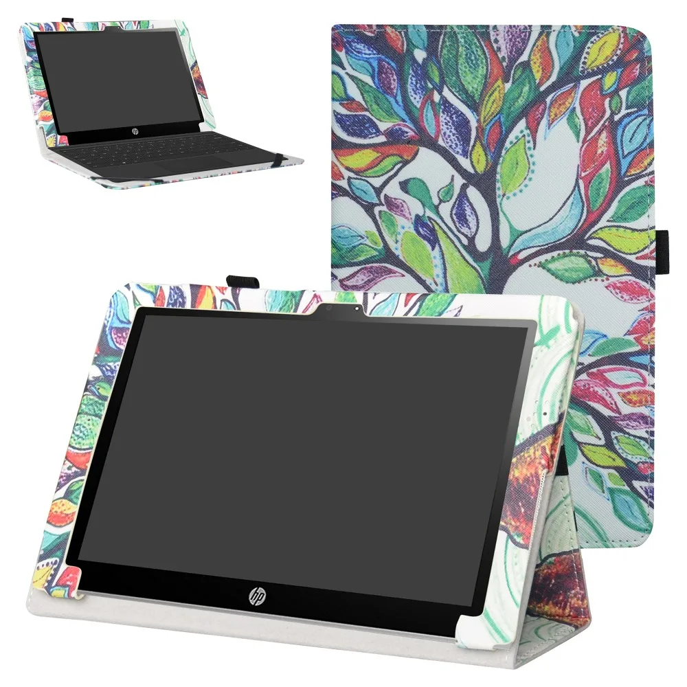 

For 10.1" HP X2 10-p020nr Case, Folio Stand Cover Magnetic Flip PU Leather Shockproof Case For 10.1" HP X2 10-p020nr Tablet