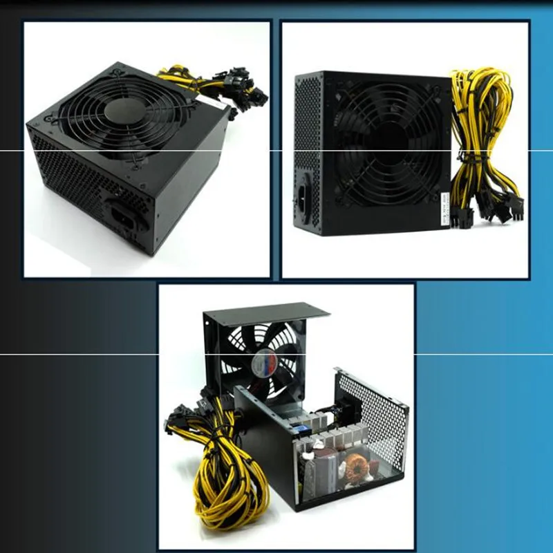 Блок питания 1100 Вт для майнинга Asic Bitcoin Miner ETH DC ATX PSU блок и игр Вт|Блоки