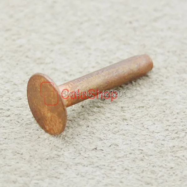 Solid Copper Rivets /& Burrs Permanent Fasteners Gauge Leathercraft Horse Tack