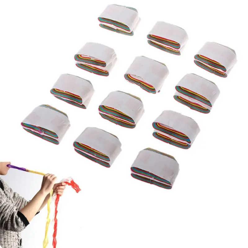 

12 Coils Colorful Mouth Paper Magic Tricks Mouth Coils Magic Prop Magic Illusion Magic Toy Easy