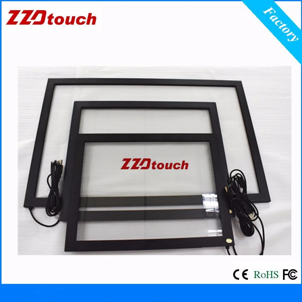 

ZZDtouch 15 inch touchscreen 2 points infrared touch screen overlay usb IR touch frame for touch screen computer monitor