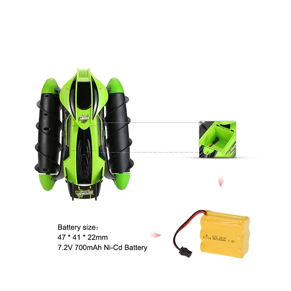 Flytec_989-393_2.4G_High_Speed_RC_Tank_Amphibious_Stunt_Waterproof_All-terrain_Sand_Lake_Pool_Grass_Snow_Slippery_Road_10