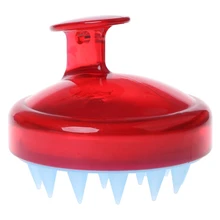 1 шт Портативный Силиконовый шампунь для кожи головы душ мытье тела волосы массажер щетка