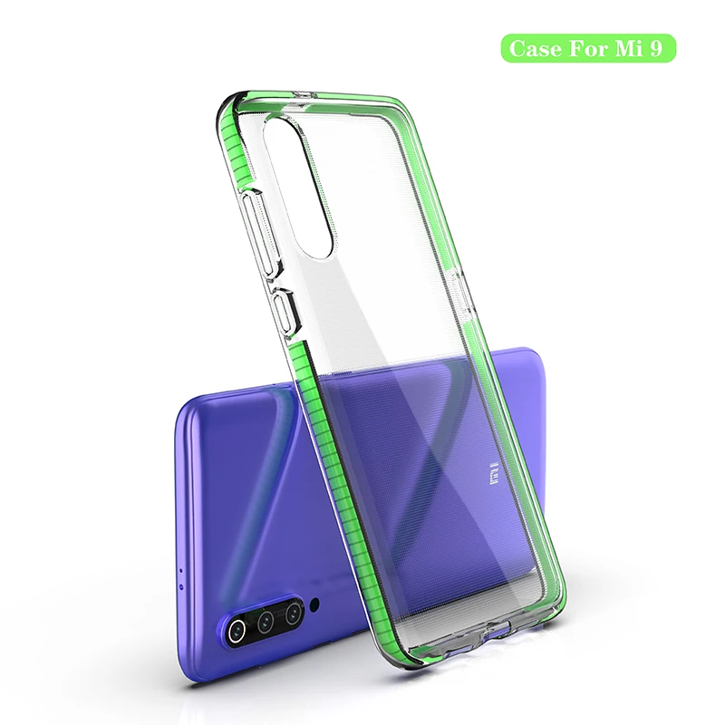 For Xiaomi Redmi 5 Plus Note 5 Pro 6 6A Pro Luxury Transparent Two-tone Frame Phone Case Bumper Shockproof Non-slip Cover Caqa