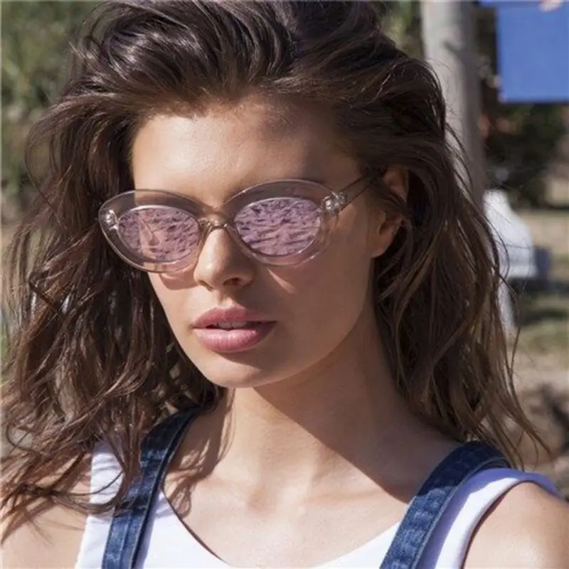 Винтаж UV400 солнцезащитные очки 2018 Новый Брендовая Дизайнерская обувь Для женщин/Для мужчин Ретро прозрачные линзы очки солнцезащитные