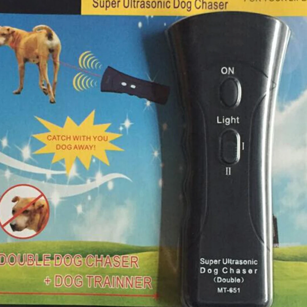 

Hot1Pc Portable Ultrasonic High Power Drive Dog Repeller Outdoor Training Dog Chaser Animal Pest Repeller Device Home & Garden